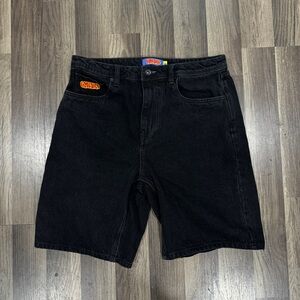 Empyre Black Jean Shorts for Men